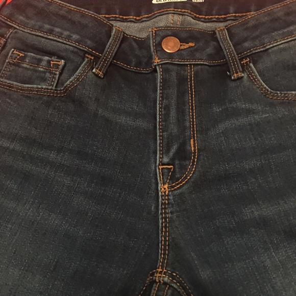 OLD NAVY SKINNY DENIM JEANS SZ 2 . Some stretch . Functional pockets. Zipper fly - Picture 6 of 13